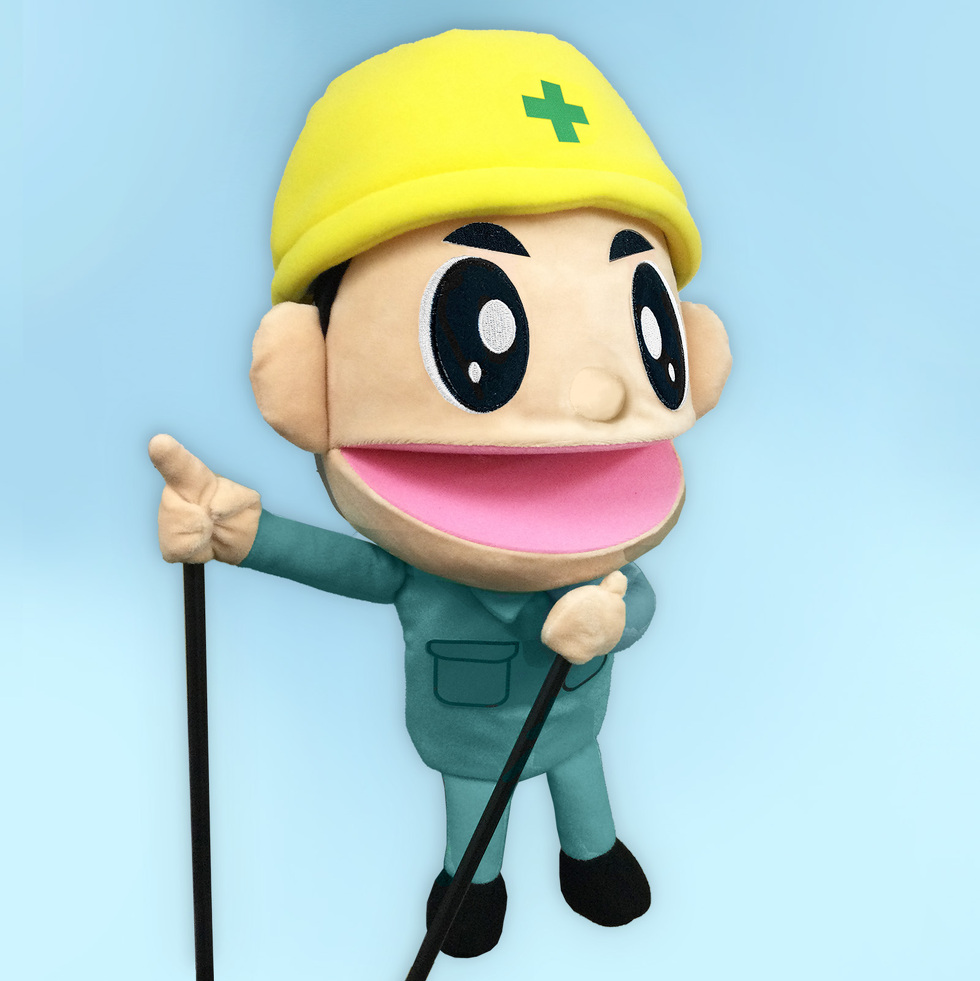 ヨシだ君 指差しポーズ