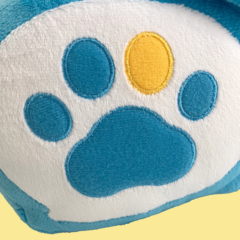 まだない 20cmぬいぐるみ(ブルー) アップリケアップ