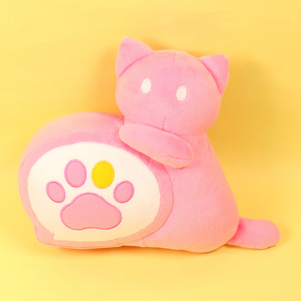 まだない 20cmぬいぐるみ(ピンク) 正面