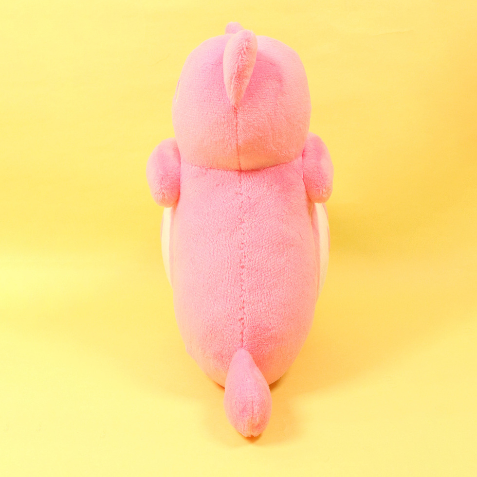 まだない 20cmぬいぐるみ(ピンク) 左面