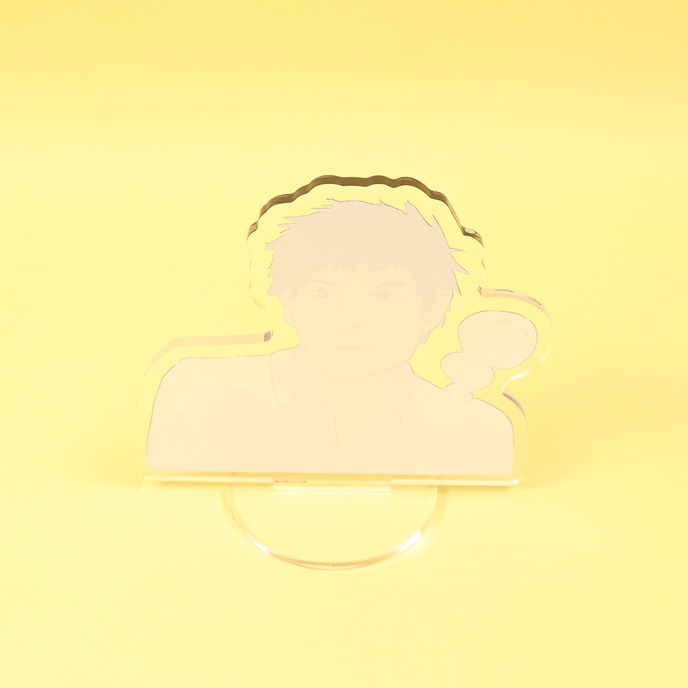 軍師ミノル アクリルスタンド　組み立て　裏面