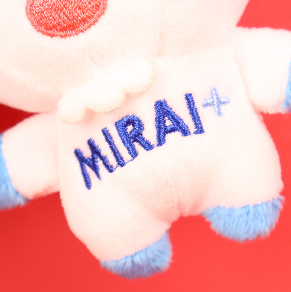 ミラ 10cmミニぬいぐるみ お腹の刺繍アップ