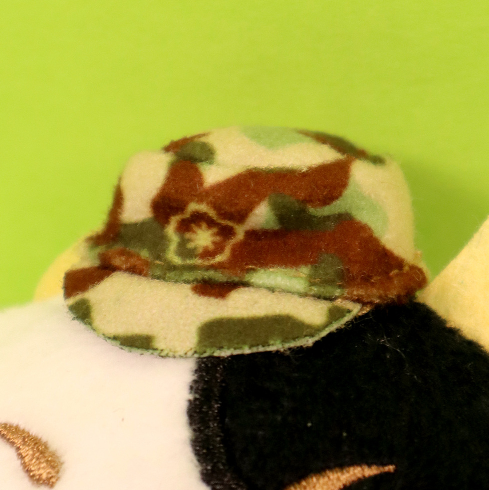 牛山さん 10cmミニぬいぐるみ 帽子アップ