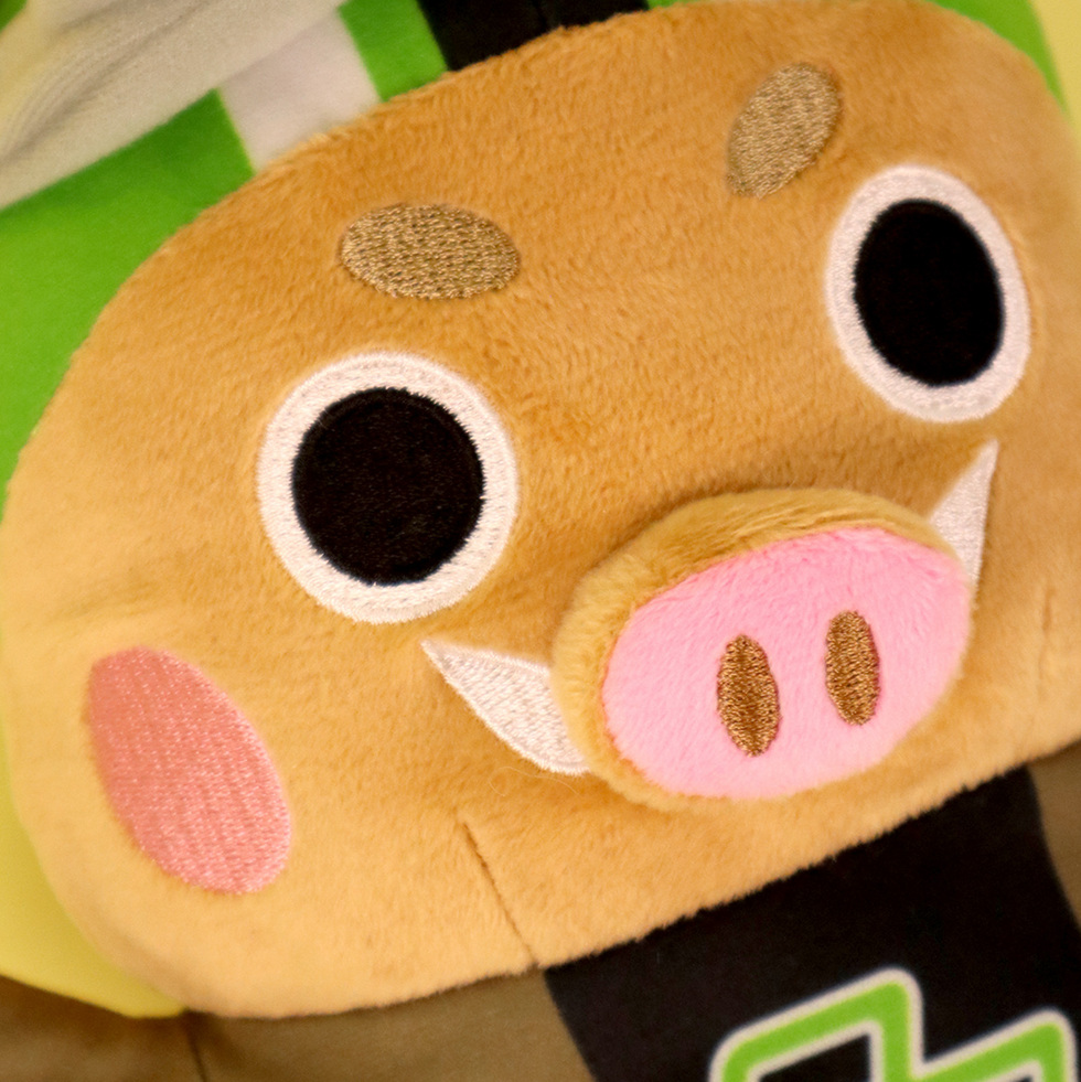 ポリ坊 指入れパペット 斜め顔