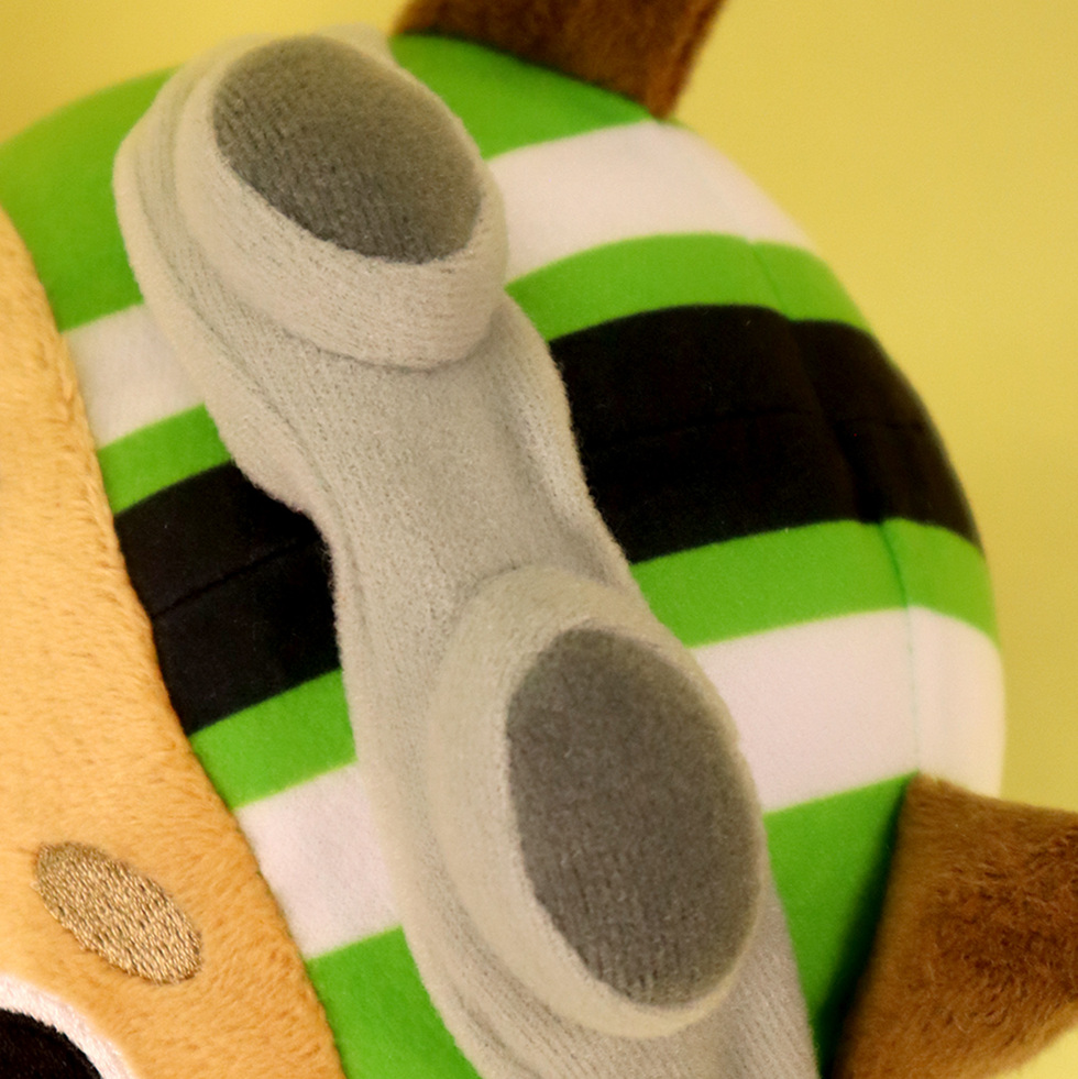 ポリ坊 指入れパペット 頭アップ