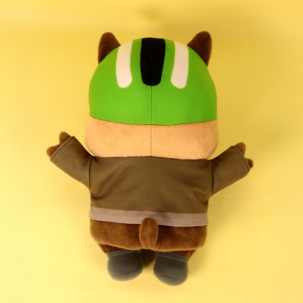 ポリ坊 指入れパペット 背面