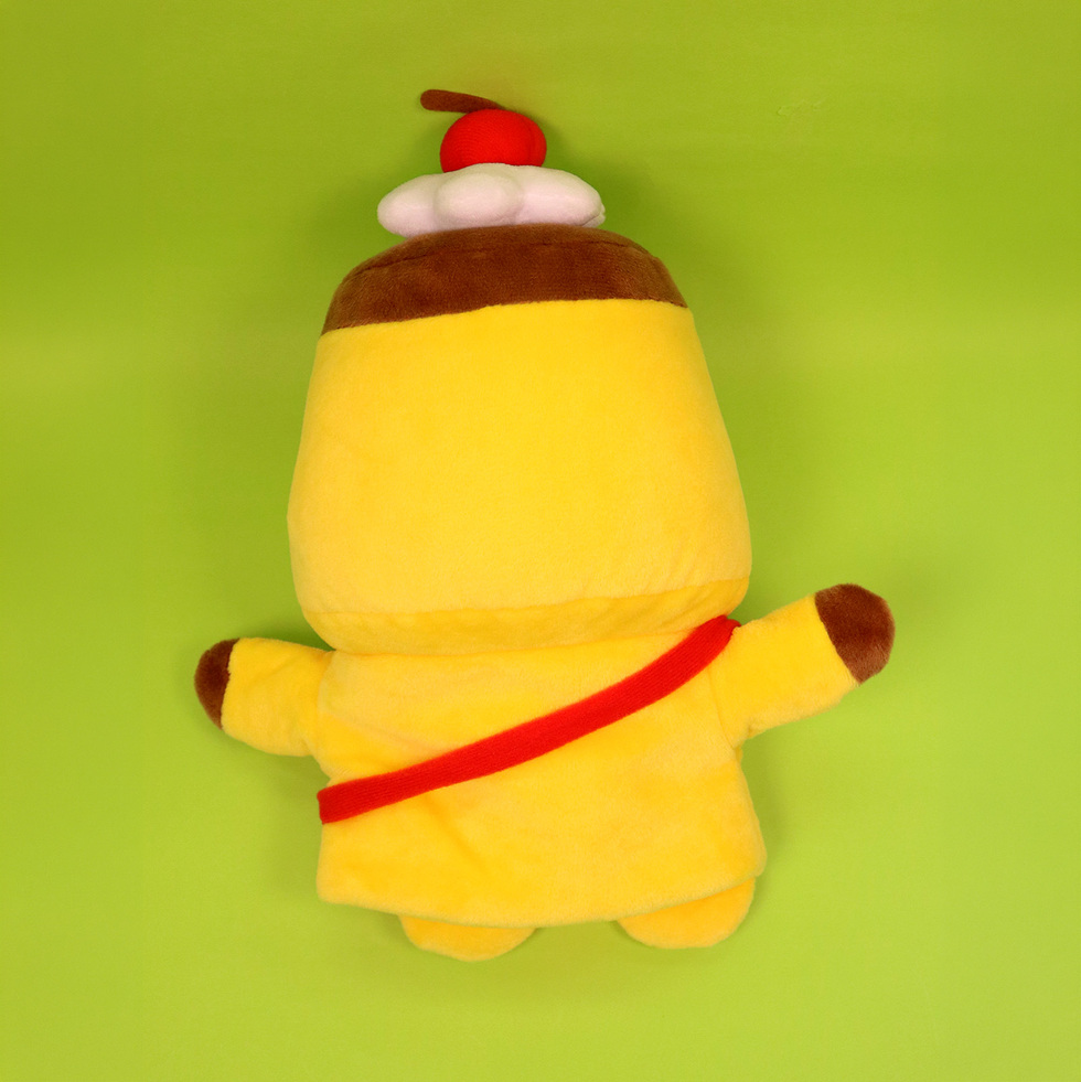 ポスプリンちゃん 指入れパペット 背面