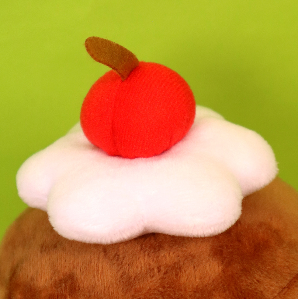 ポスプリンちゃん 指入れパペット 頭アップ