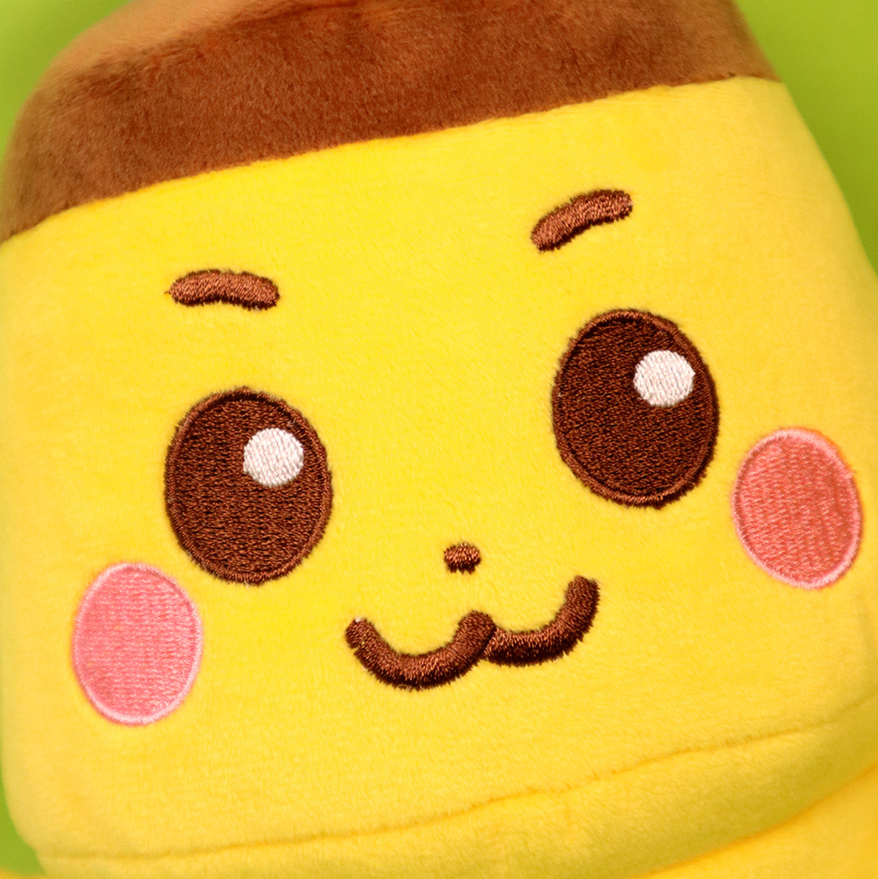 ポスプリンちゃん 指入れパペット 顔アップ