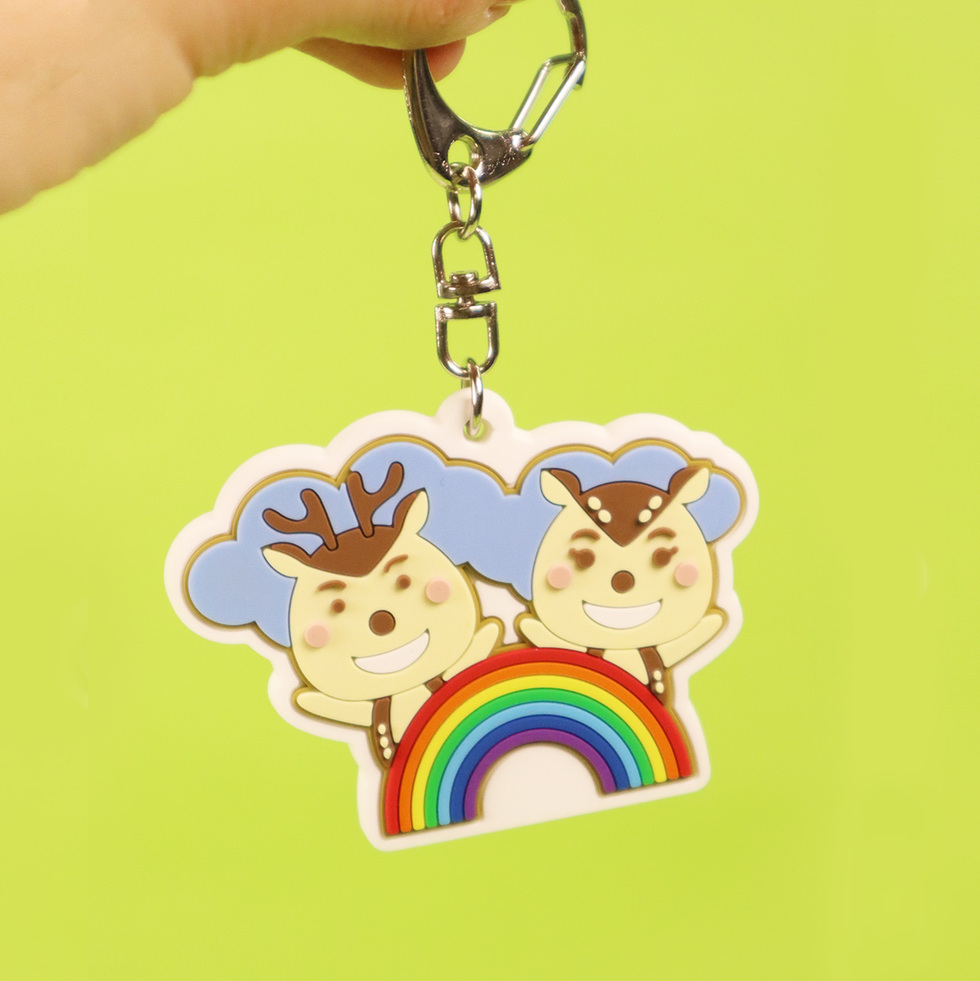 しかちゃん ・ もとちゃん 手持ち 正面