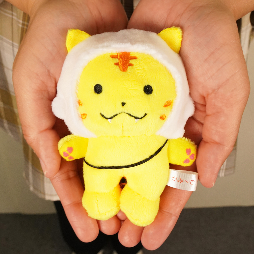 かみ〜ご　両手の上