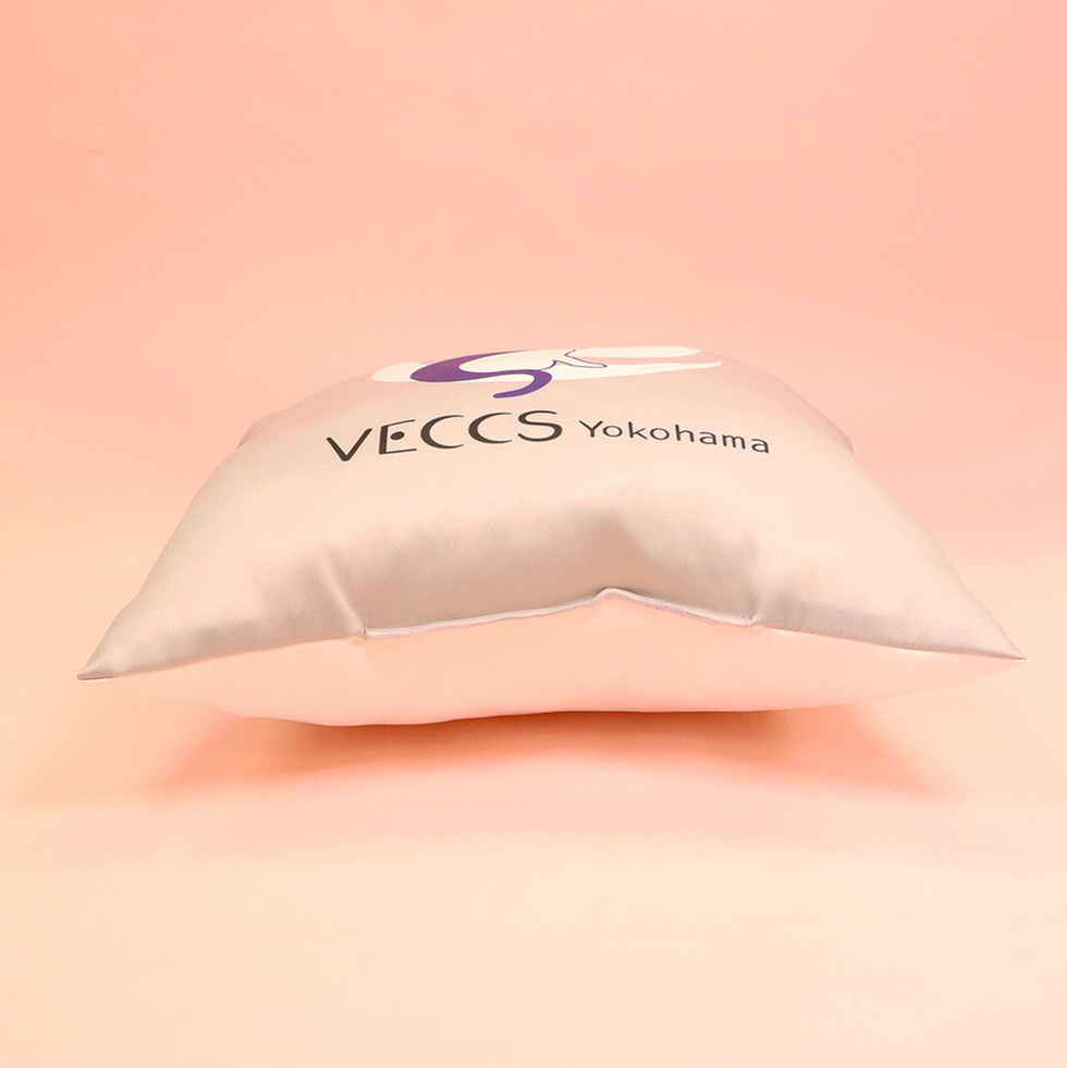 VECCS横浜 プリントクッション 側面