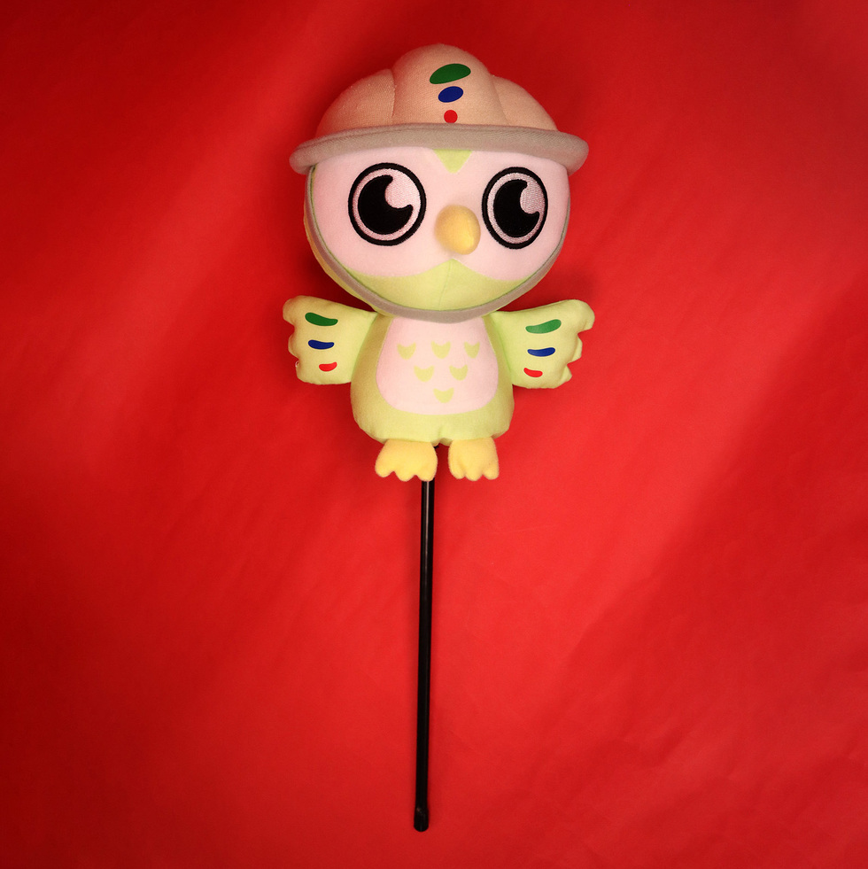 ふくたん 20cmぬいぐるみ 棒付き