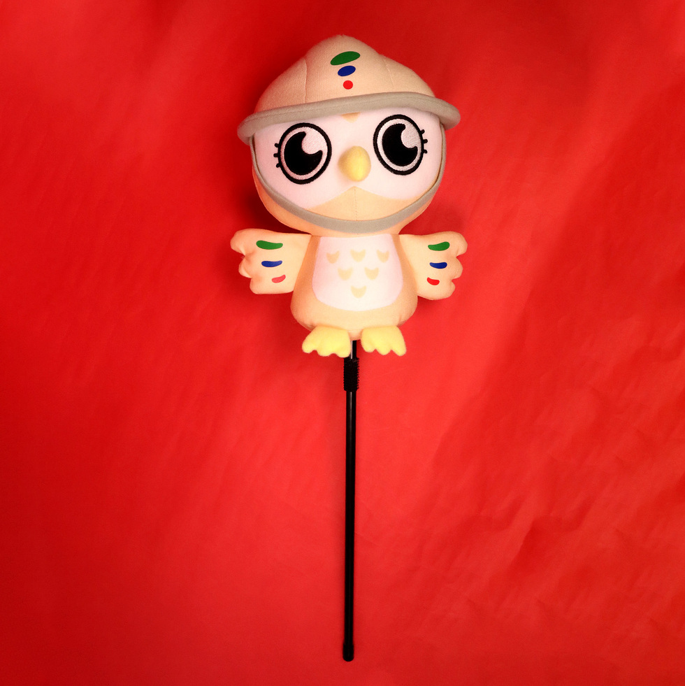 ふくりん 20cmぬいぐるみ 棒付き