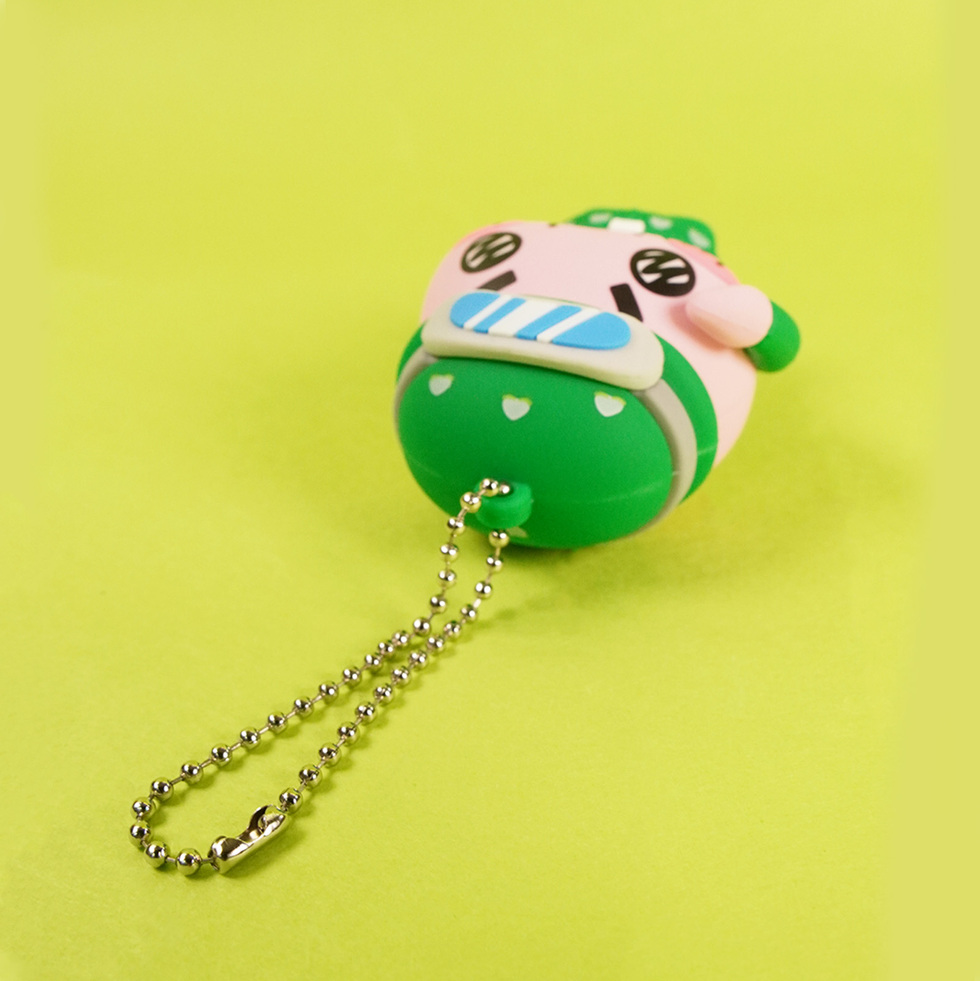 りくモモ ボールチェーン