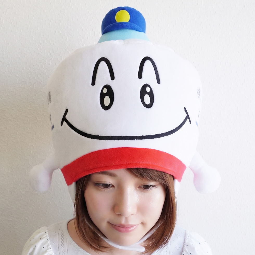 せんぱくん 着ぐるみ帽子 着用正面