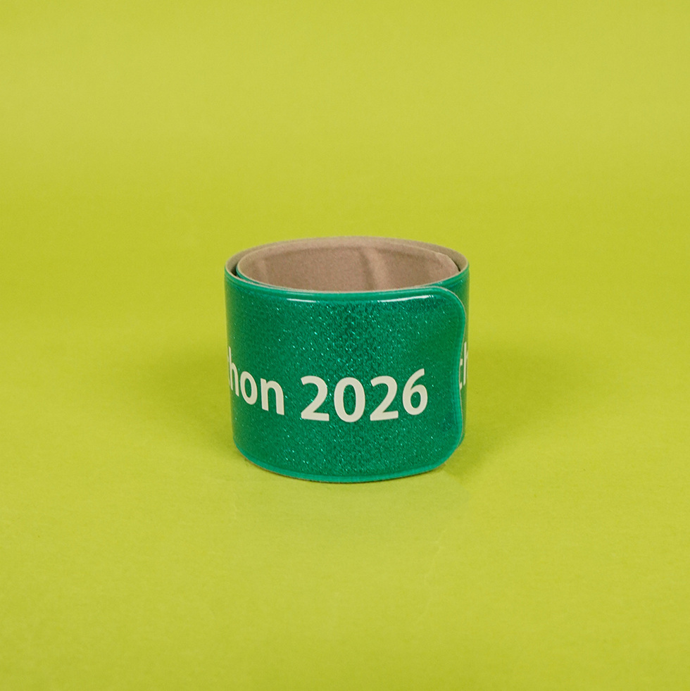 えひめ2026リフレクターバンド　巻いた状態