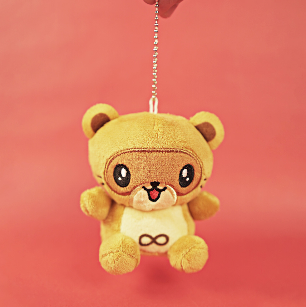 きさポン 10cmミニぬいぐるみ ボールチェーン