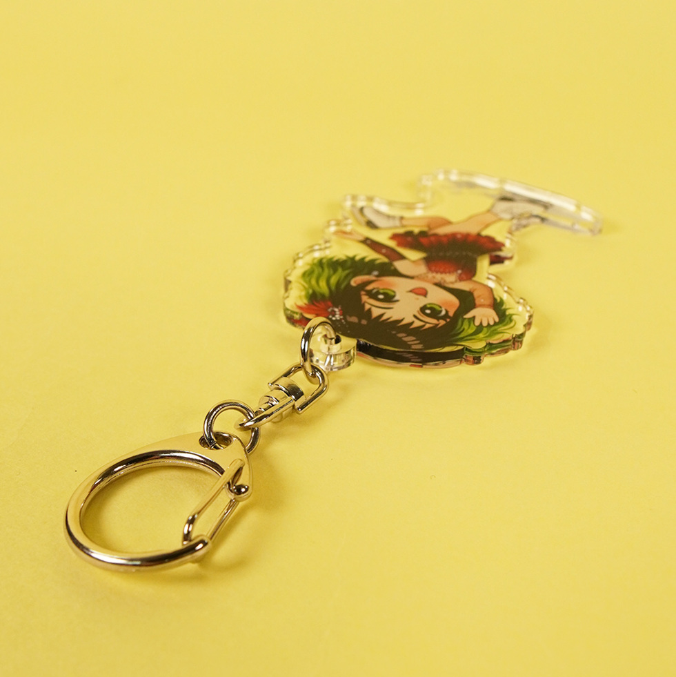 Fifi アクリルキーホルダー　ナスカン