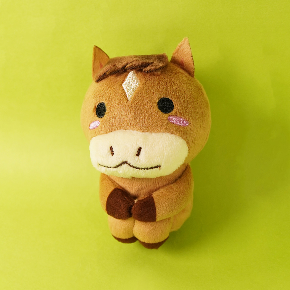 カバロン 10cmミニぬいぐるみ 正面斜め