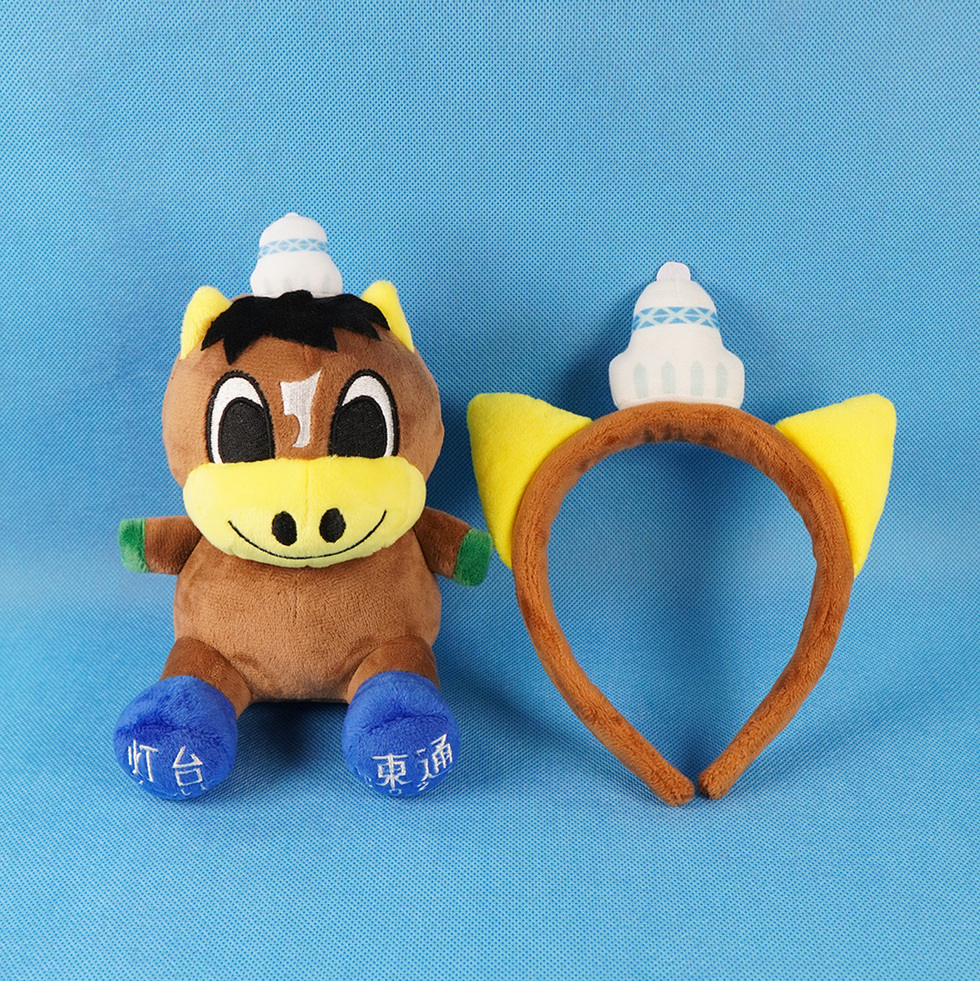 かんだちくん　ぬいぐるみとカチューシャ　正面