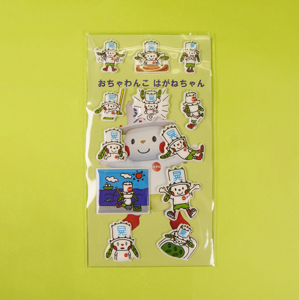 おちゃわんこ はがねちゃん シール 袋入り