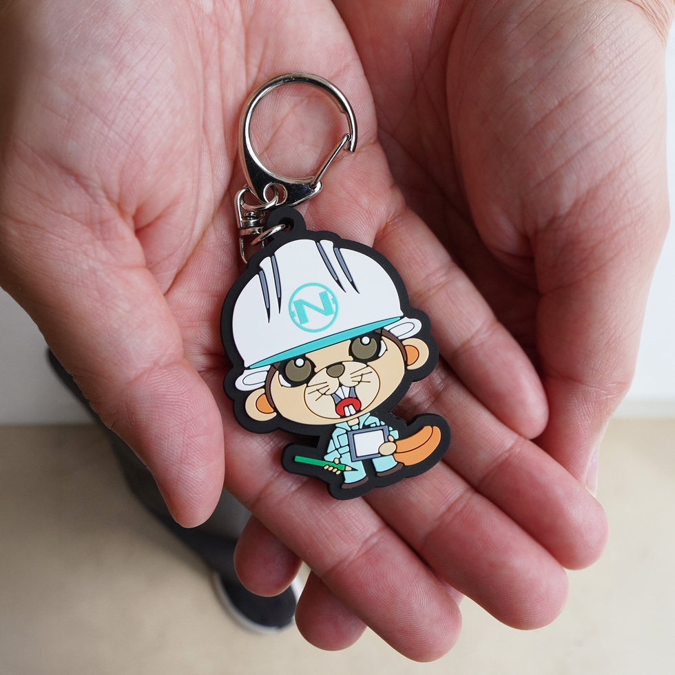 ビバオ ラバーキーホルダー（2Dタイプ） 手のひら