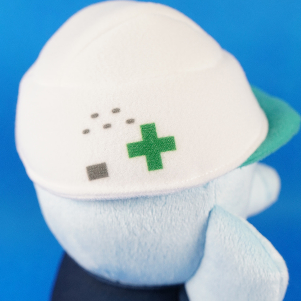 もり造 20cmぬいぐるみ ヘルメット右