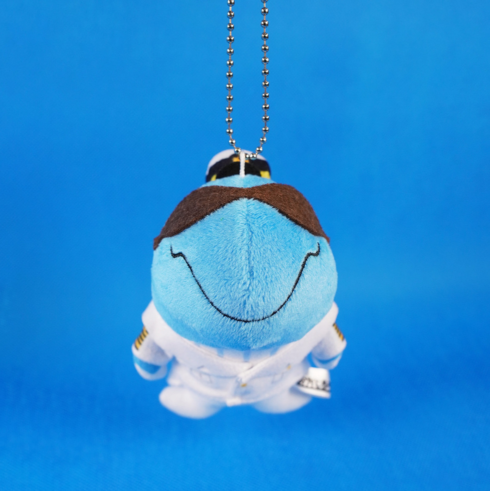 おがじろう船長 10cmミニぬいぐるみ ボールチェーン