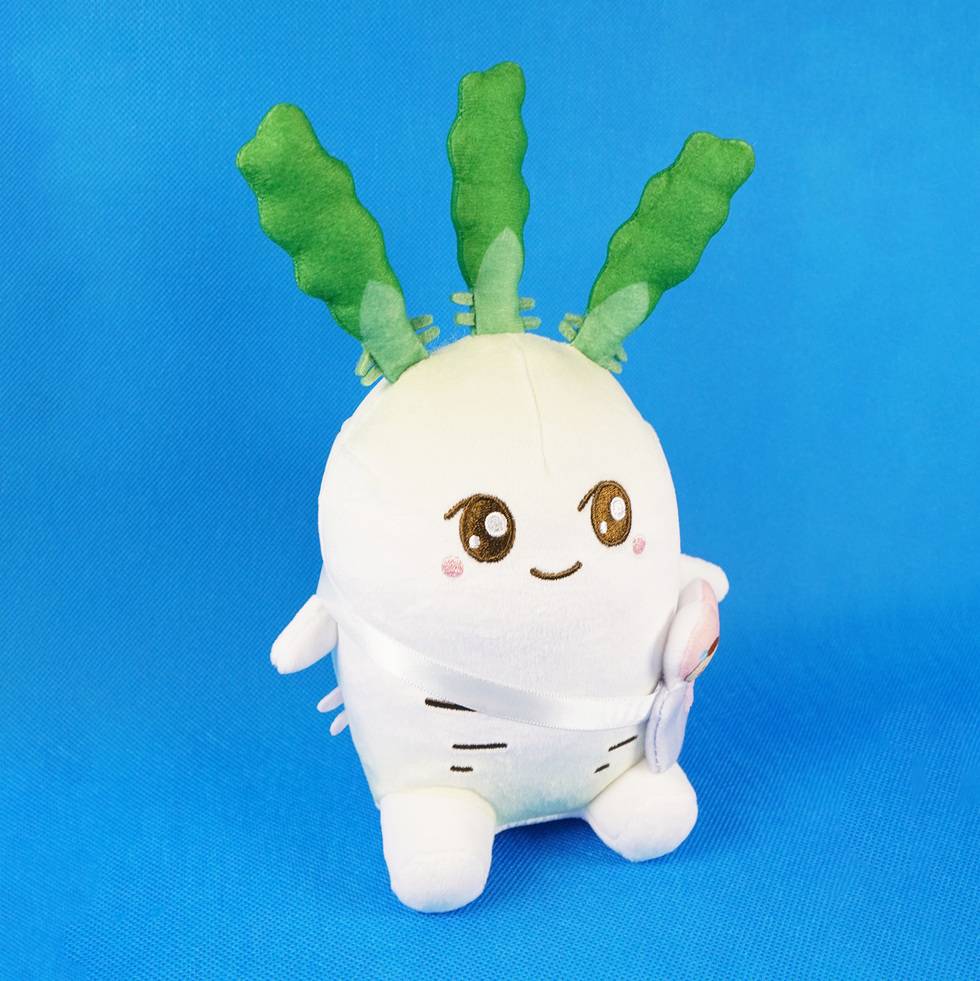 しららん 20cmぬいぐるみ　左斜め