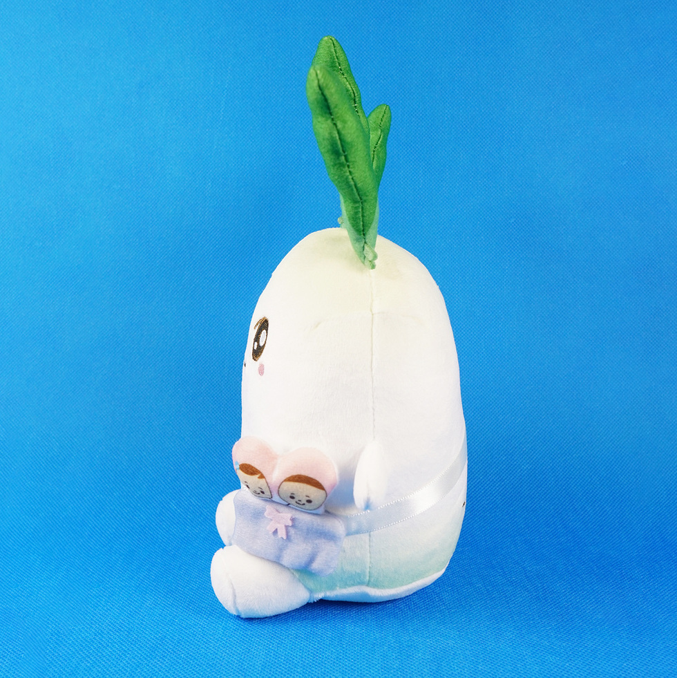しららん 20cmぬいぐるみ　左面
