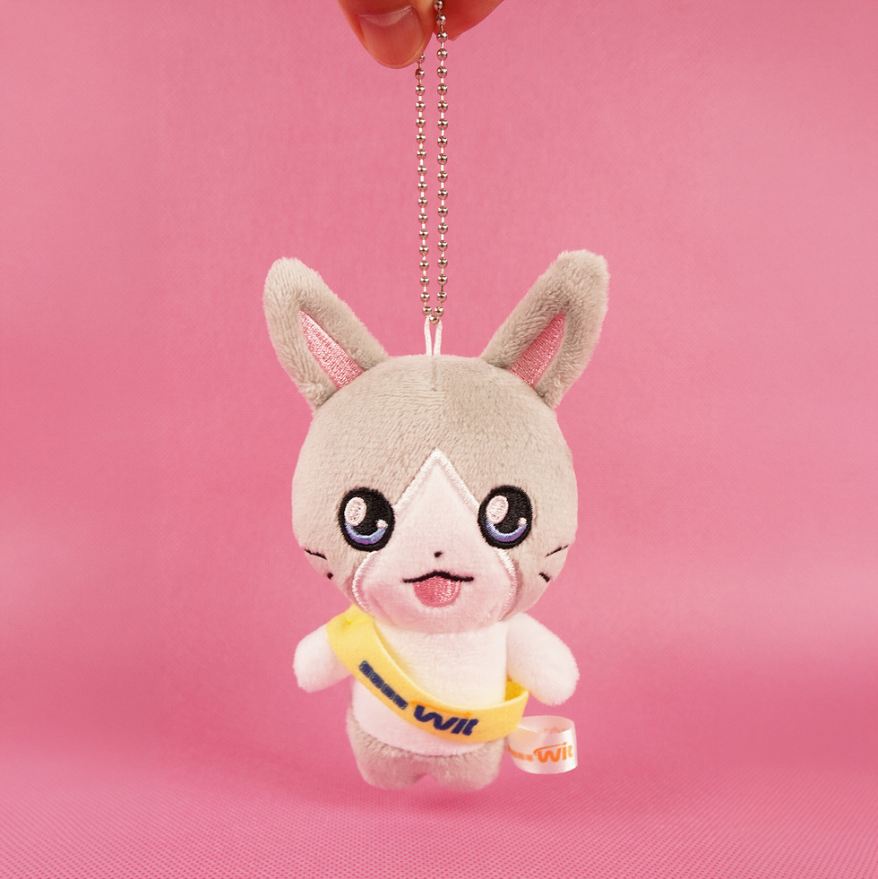ブラウンくん 10cmミニぬいぐるみ カラビナ 正面