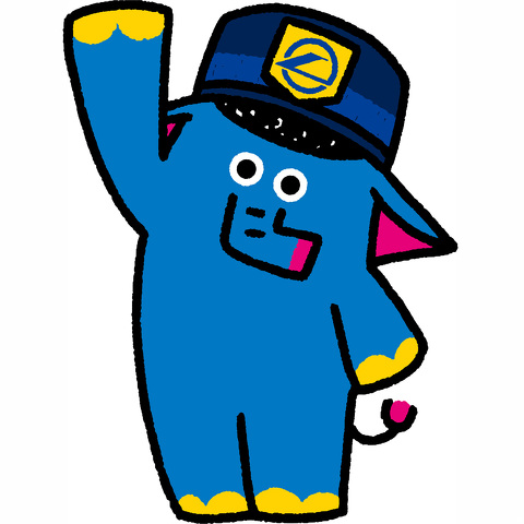 手を振るモノぞう
